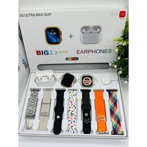 I20 Pro Max Suit Smart Watch, 49mm Protective case, Included Airpods Pro⌚