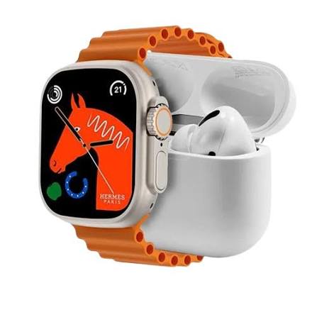 I20 Pro Max Suit Smart Watch, 49mm Protective case, Included Airpods Pro⌚