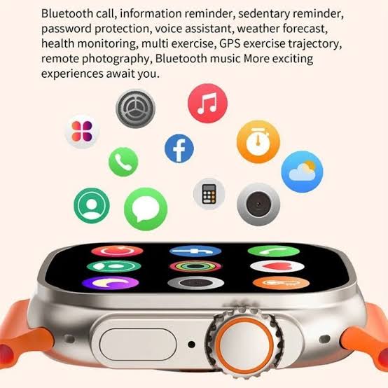 I20 Pro Max Suit Smart Watch, 49mm Protective case, Included Airpods Pro⌚
