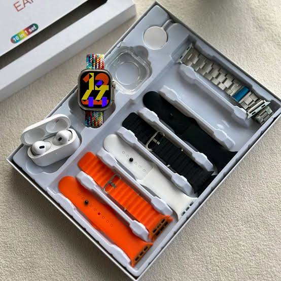 I20 Pro Max Suit Smart Watch, 49mm Protective case, Included Airpods Pro⌚